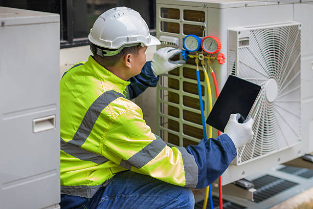Professional Ac Installation technician working in Vernon Center, NY